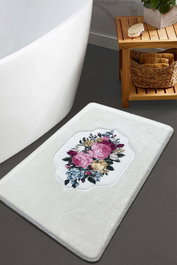 Mijölnir Bella Rose Alfombra de Baño Ecru 60x100 cm